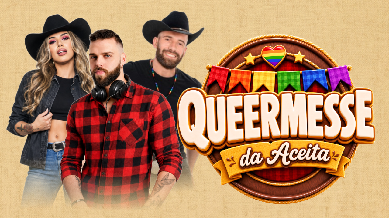 Neste sábado, Queermesse da Aceita transforma a Estação Atibaia em um grande arraiá da diversidade